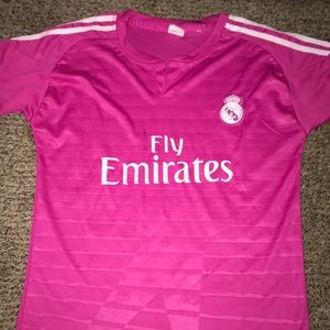 Real Madrid Fly Emirates Pink Jersey